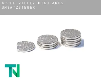 Apple Valley Highlands  Umsatzsteuer