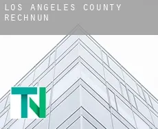 Los Angeles County  Rechnung