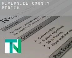 Riverside County  Bericht