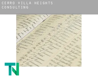Cerro Villa Heights  Consulting