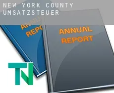 New York County  Umsatzsteuer